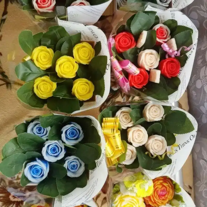 Букет из мыла