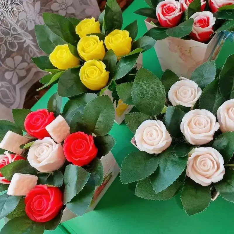 Букет из мыла