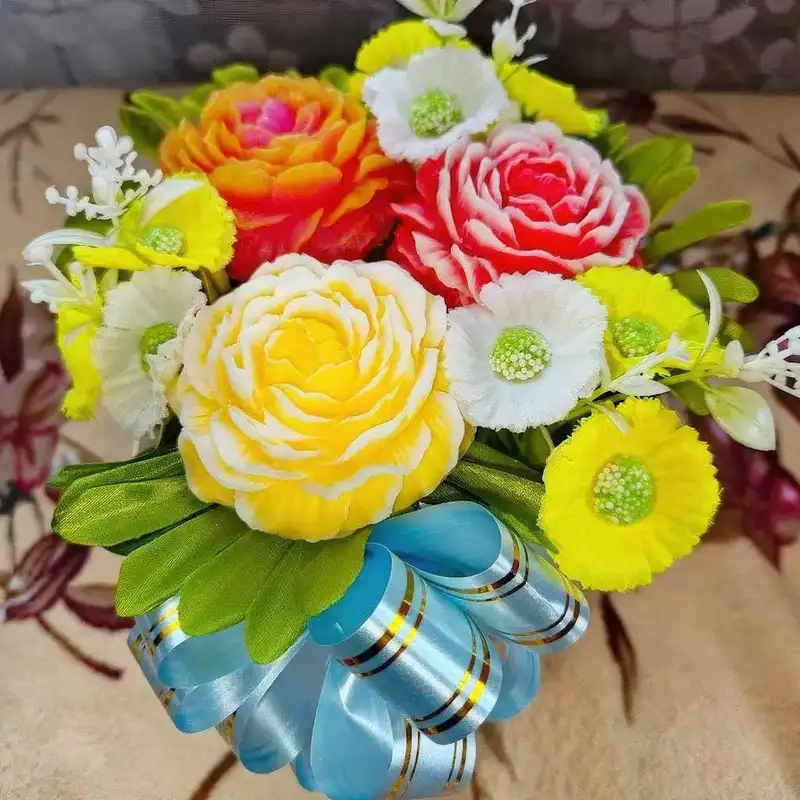 Букет из мыла