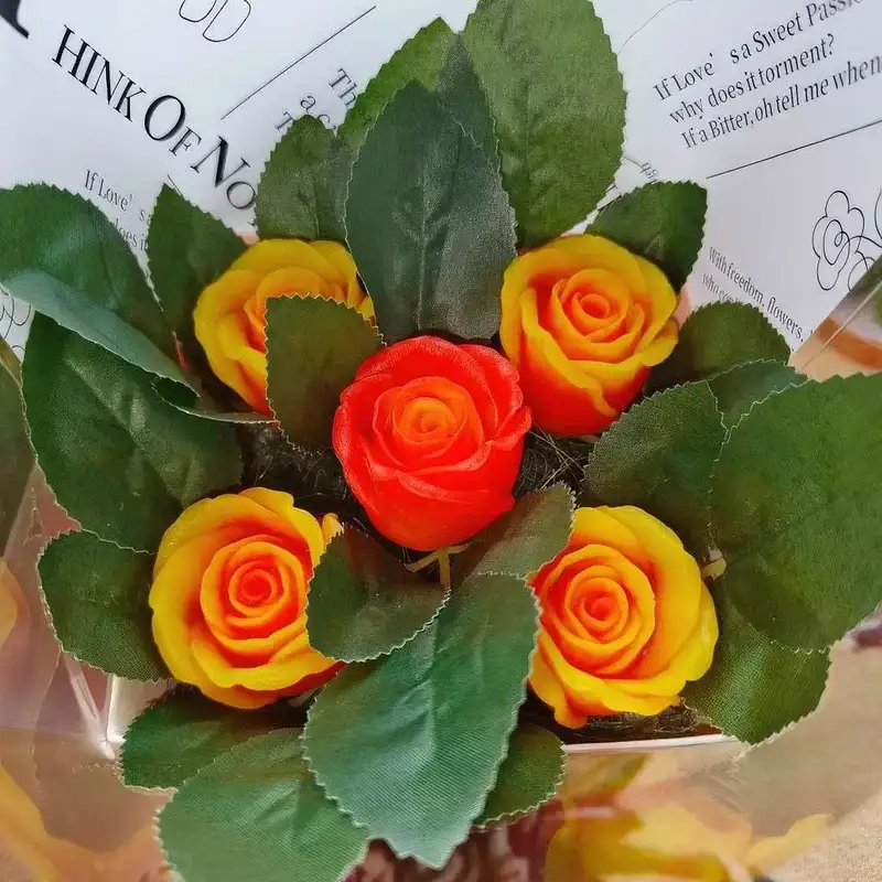 Букет из мыла