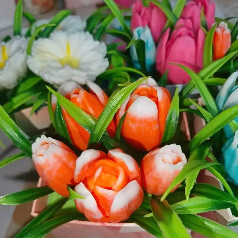 Букет из мыла